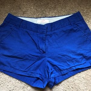 Blue J Crew Chino Shorts Size 10
